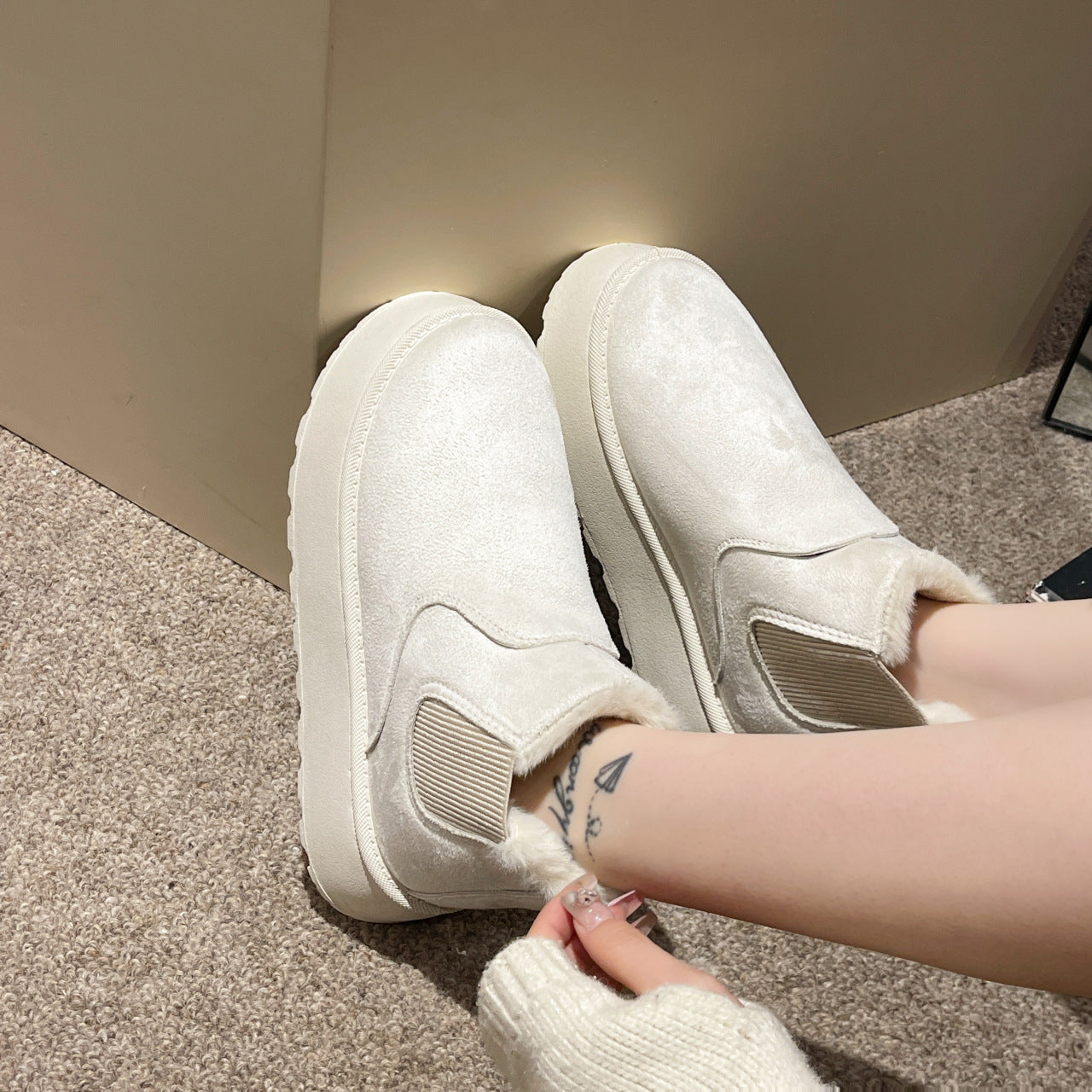 Fleece Thick Snow Boots