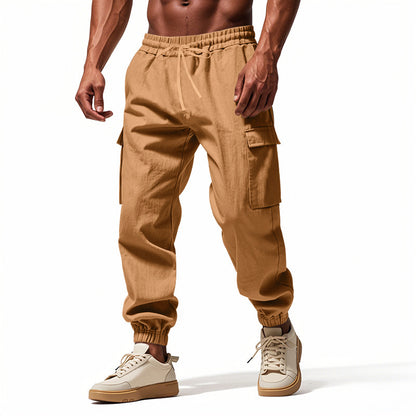 Loose Multi-Pocket Workwear Pants