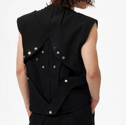 Deconstructing Design Black Vest