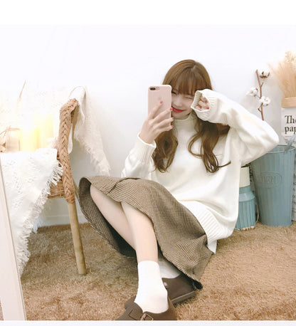 Casual Turtle Neck Pullover