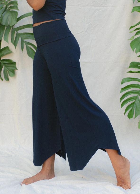 High Waist Casual Yoga Cropped Pants