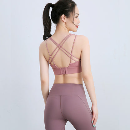 Sports Bra and Leggings Set