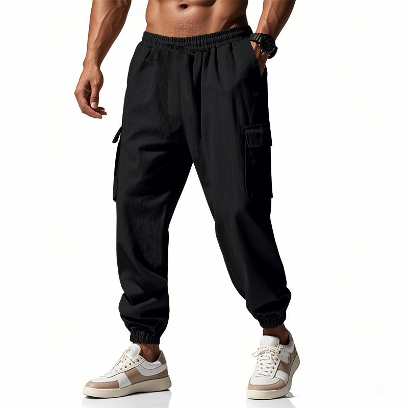Loose Multi-Pocket Workwear Pants