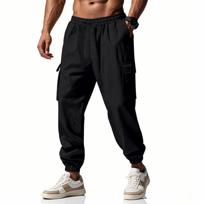 Loose Multi-Pocket Workwear Pants