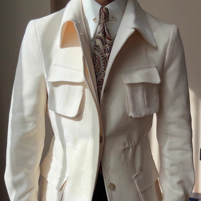 Retro Brushed Warm Mid-Length Coat