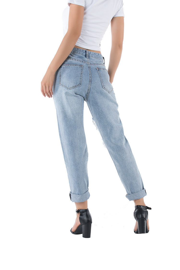 Street-Ripped Trousers