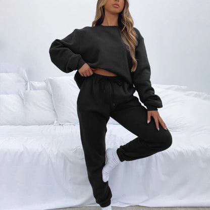 Casual Sweatshirt And Pants Set