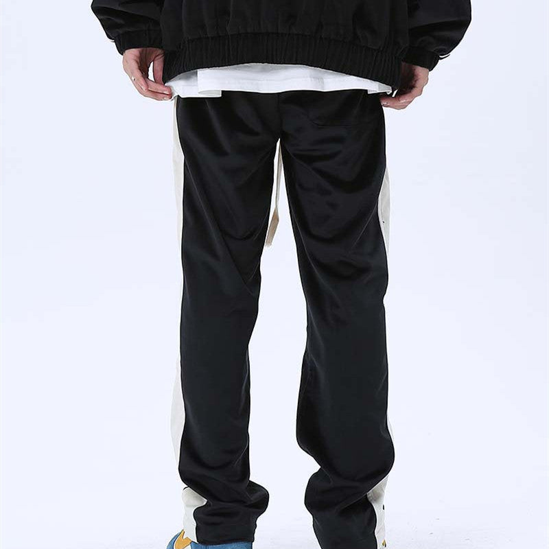 Loose-Fitting Casual Retro Clash Pants