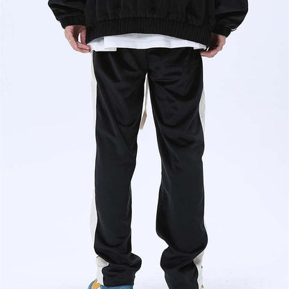 Loose-Fitting Casual Retro Clash Pants