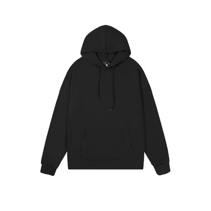 Men Drop-Shoulder Loose Hooded Sweatshirt