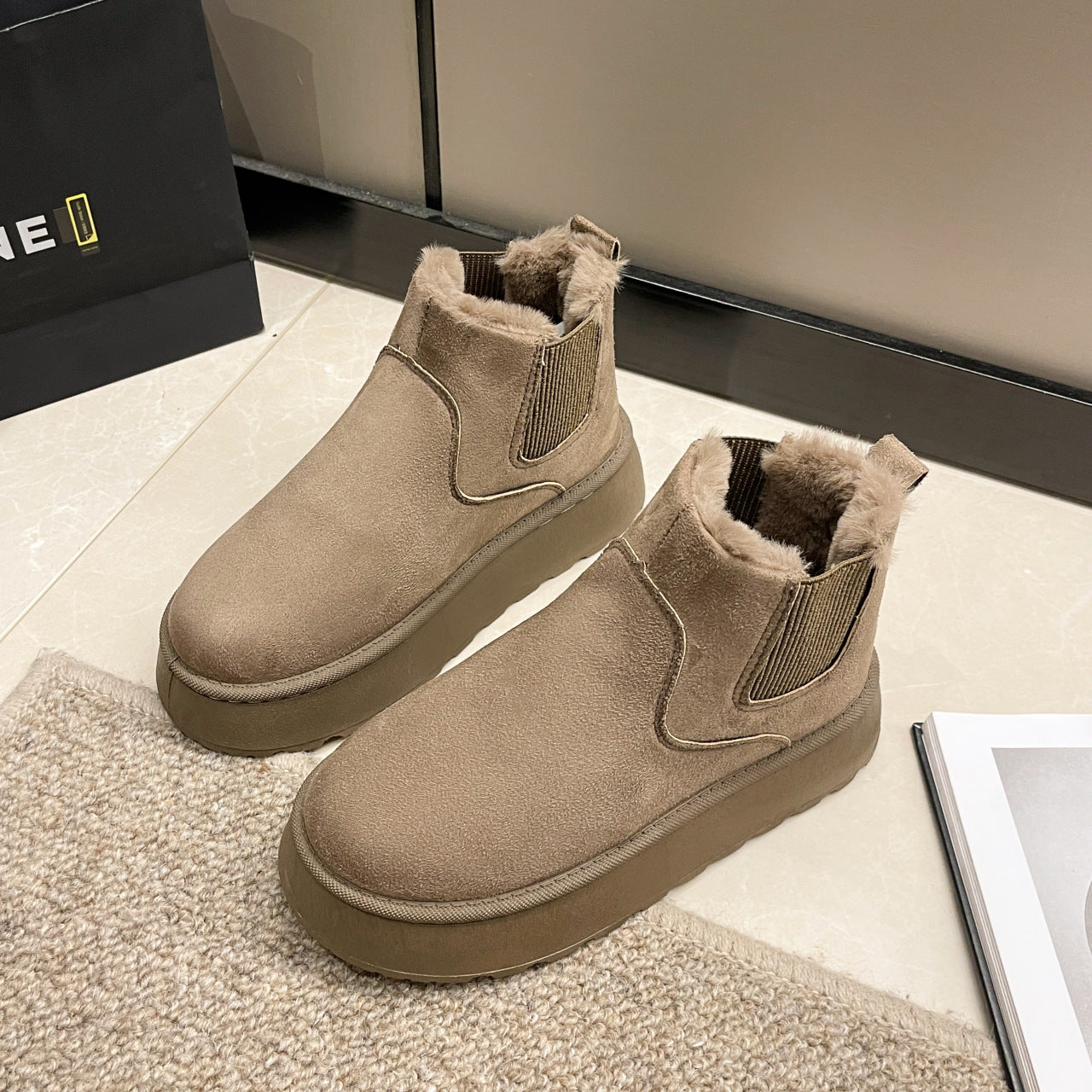Fleece Thick Snow Boots