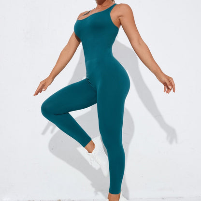 Yoga Sleeveless Quick Drying One-Piece Sportswear
