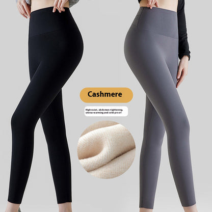 High Waist Cashmere Thermal Leggings