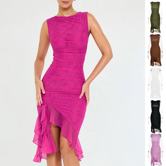 Skinny Sleeveless Party Club Dress