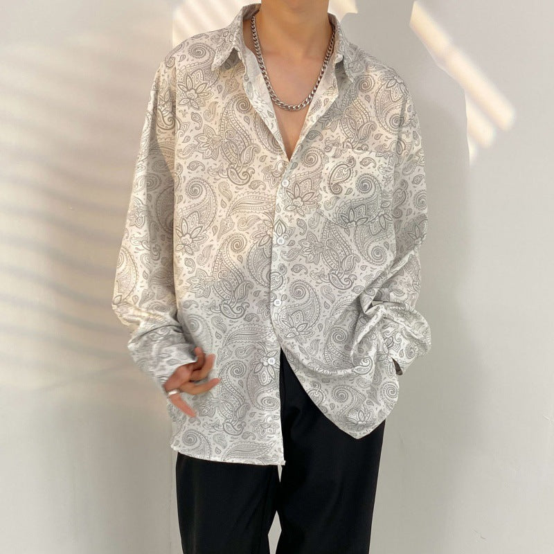 Temperament Fashion Casual Printed Shirt