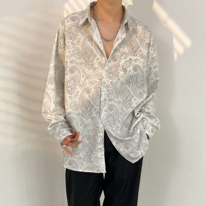 Temperament Fashion Casual Printed Shirt