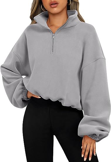 Half-Zipped Drawstring Pullover