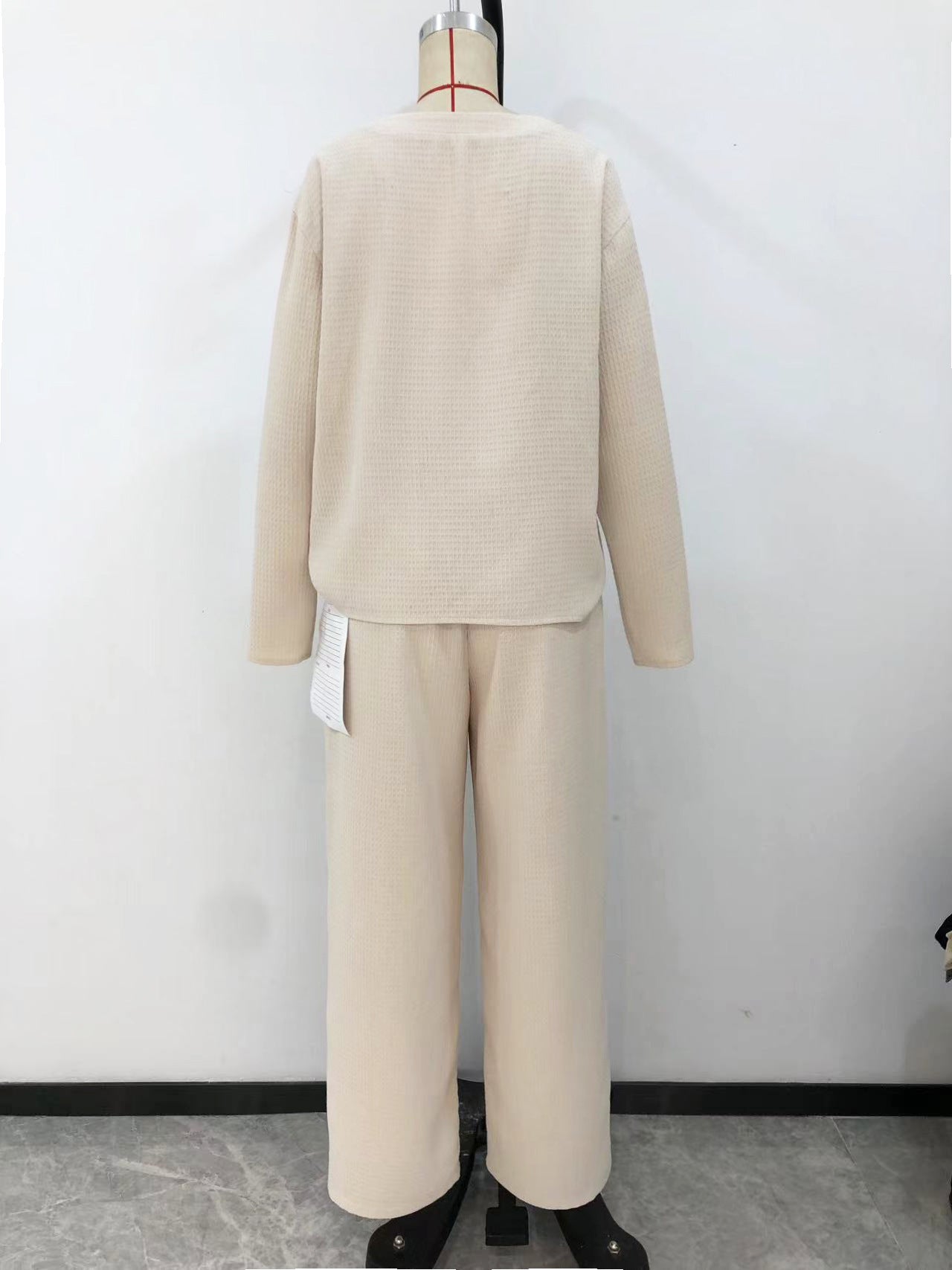 Long Sleeved Top & Fashion Pants Two-Piece Set