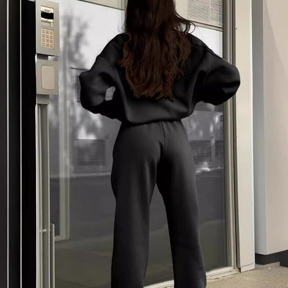 Long-Sleeved Sports Sweatshirt Suit