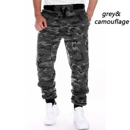 Camouflage Loose Urban Mid Waist Pants