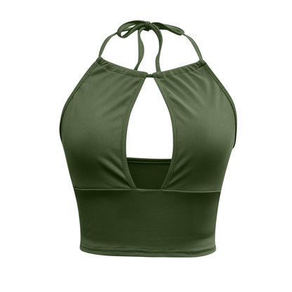 Camisole Halter Vest Women Hollow Top