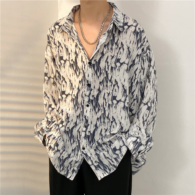 Temperament Fashion Casual Printed Shirt
