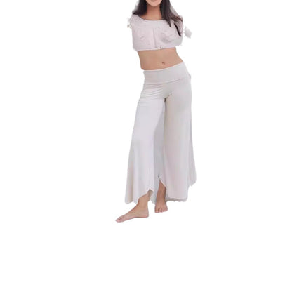 High Waist Casual Yoga Cropped Pants