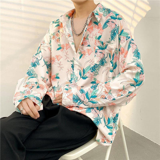 Temperament Fashion Casual Printed Shirt