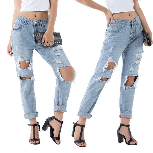 Street-Ripped Trousers