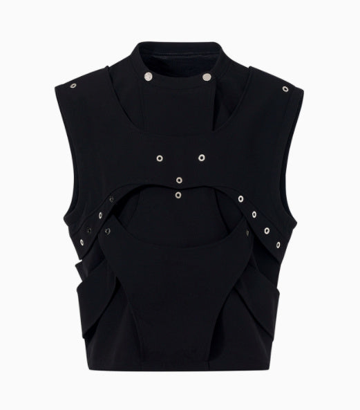 Deconstructing Design Black Vest