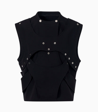 Deconstructing Design Black Vest