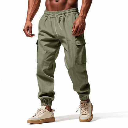 Loose Multi-Pocket Workwear Pants