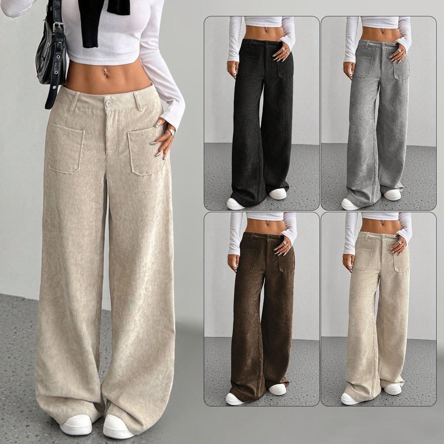 Corduroy Loose Fashion Pants