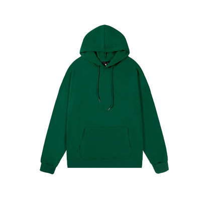 Men Drop-Shoulder Loose Hooded Sweatshirt