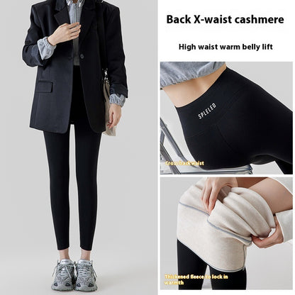 High Waist Cashmere Thermal Leggings