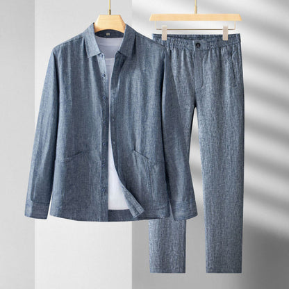 Linen Men's Long-Sleeve Suit
