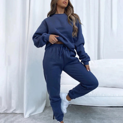 Casual Sweatshirt And Pants Set