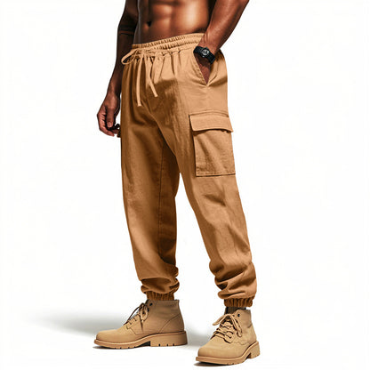 Loose Multi-Pocket Workwear Pants
