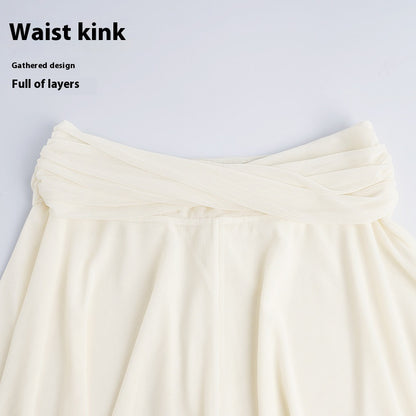 Nylon Dance Practice Skirt-Shorts