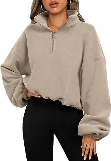 Half-Zipped Drawstring Pullover