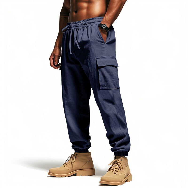 Loose Multi-Pocket Workwear Pants