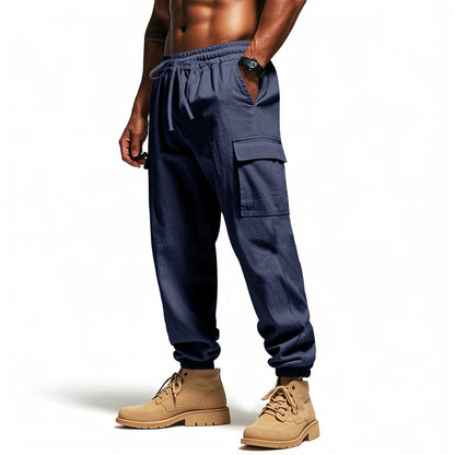 Loose Multi-Pocket Workwear Pants