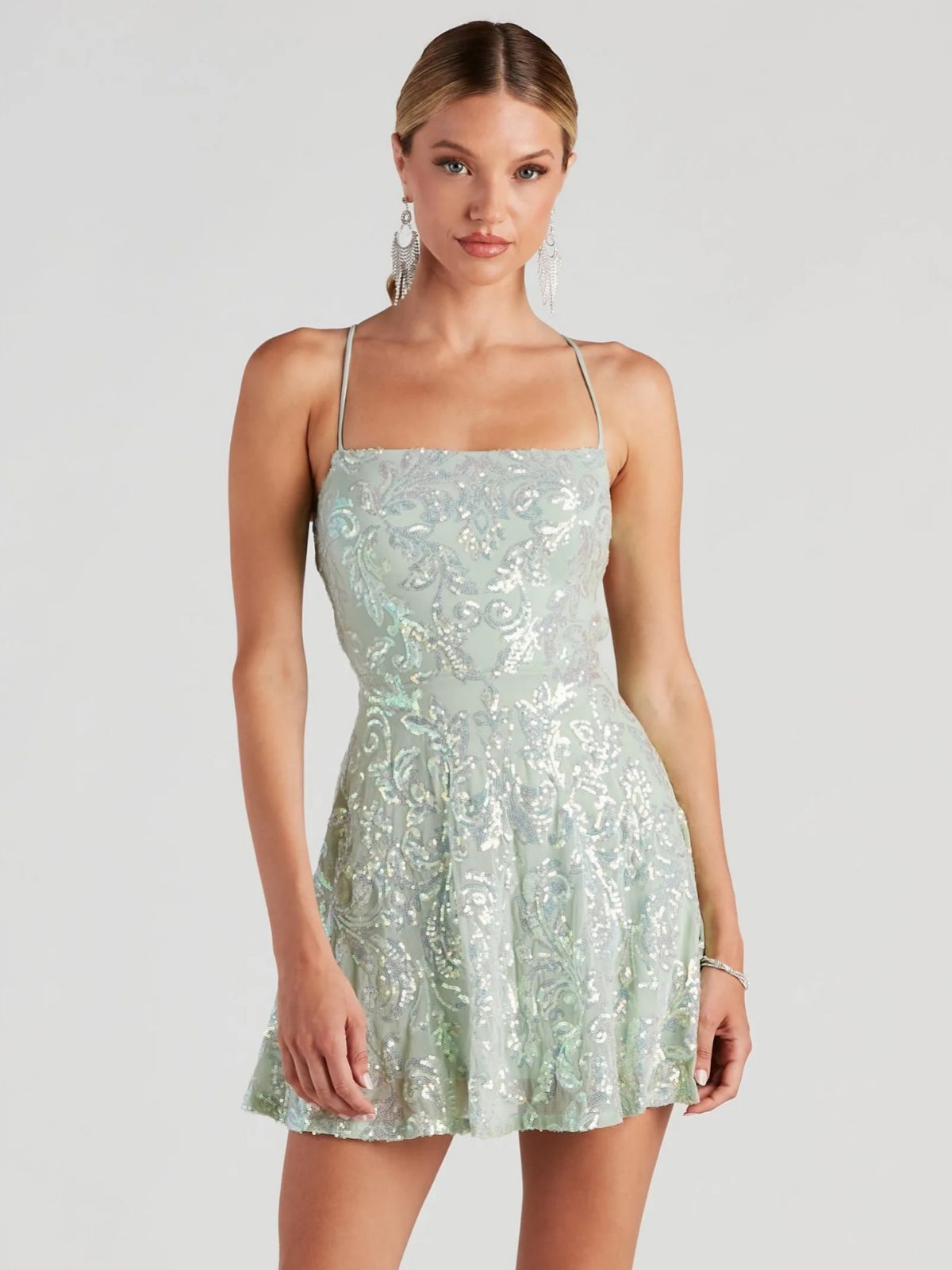 Sequin-Style Nightclub Dress