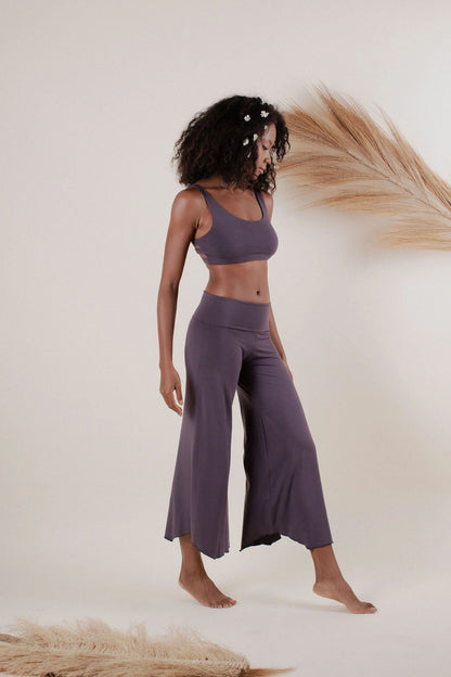High Waist Casual Yoga Cropped Pants