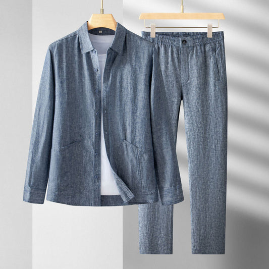 Linen Men's Long-Sleeve Suit