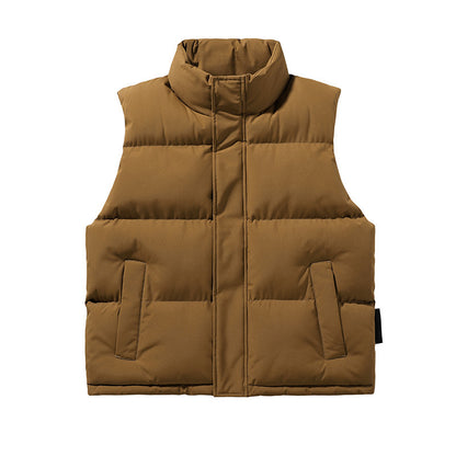 Couple Sleeveless Cotton-Padded Jacket Vest