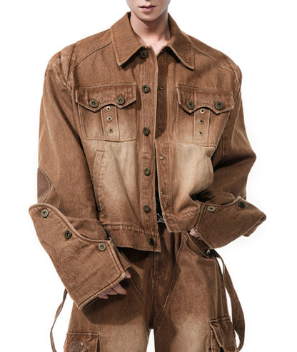 Vintage Denim Spring Short Jacket