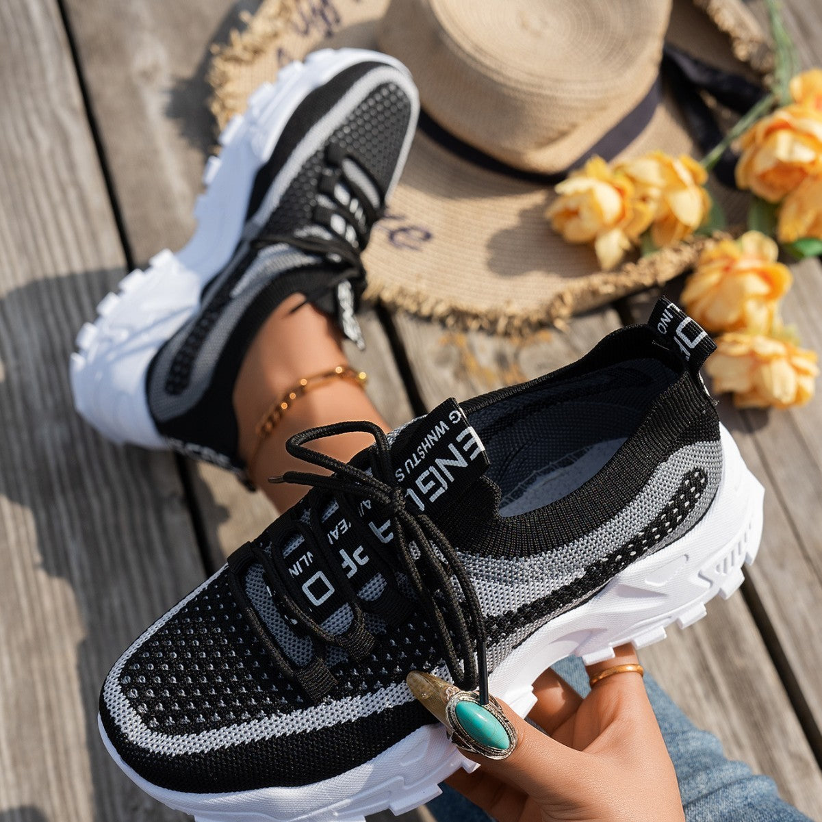 Fly-Knit Mesh Breathable Shoes