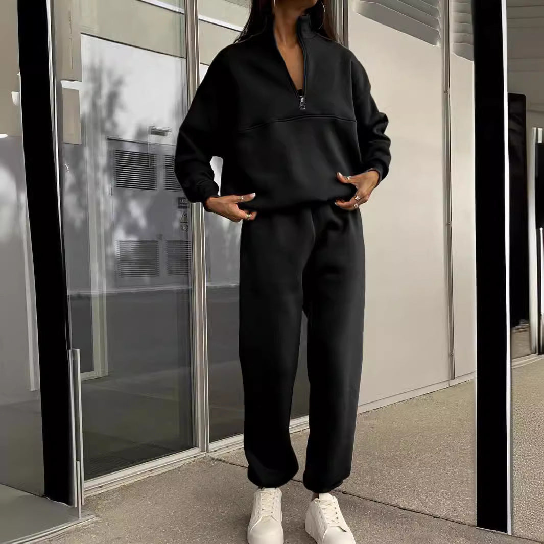 Long-Sleeved Sports Sweatshirt Suit