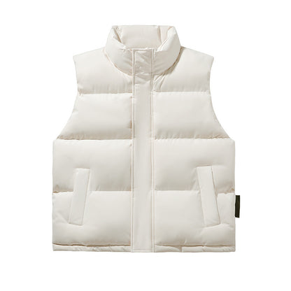Couple Sleeveless Cotton-Padded Jacket Vest